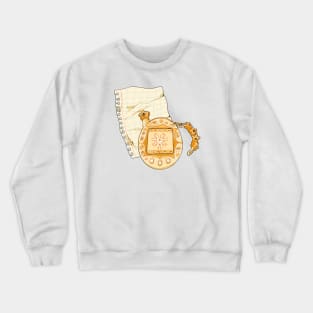 Angelgotchi paper design Crewneck Sweatshirt